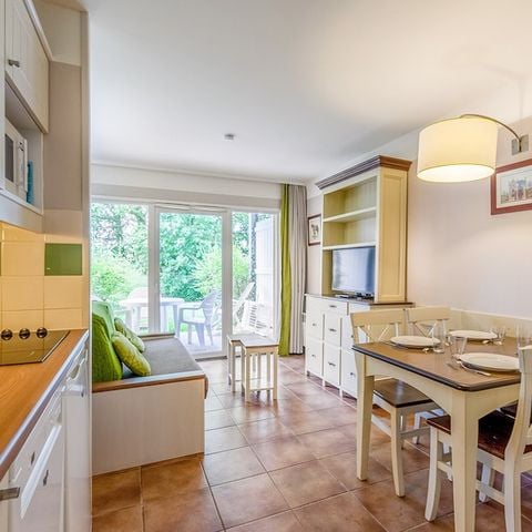 Studio 3 personen - 1 sleeping - Alcove - Terrace or balcony - Garden Level - Quartier de Hameau district