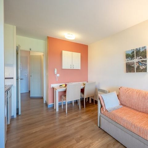 Studio 4 personen - 1 slaapgedeelte - Terras