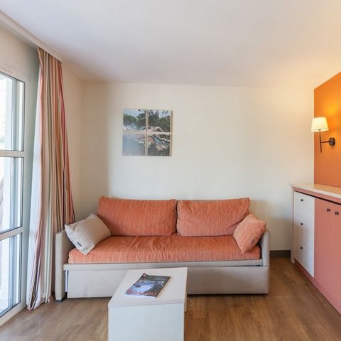 Appartement 6 personen - 1 slaapkamer - 1 slaapgedeelte - Terras