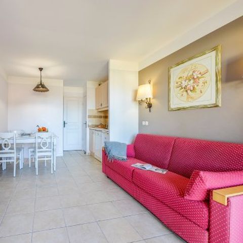 Studio 4 personen -  Appartement 4 personen - 1 slaapkamer - Terras of balkon - ongeveer 35 m² (RUL24)