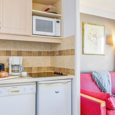 Studio 4 personen -  Appartement 4 personen - 1 slaapkamer - Terras of balkon - ongeveer 35 m² (RUL24)