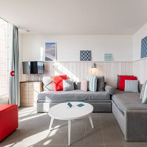 Appartement 7 personen - - 2 bedrooms + 1 sleeping alcove - Duplex - Sea view - Exceptional