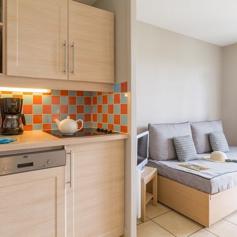Studio 4 personen - Studio - 1 sleeping alcove - Terrace or balcony