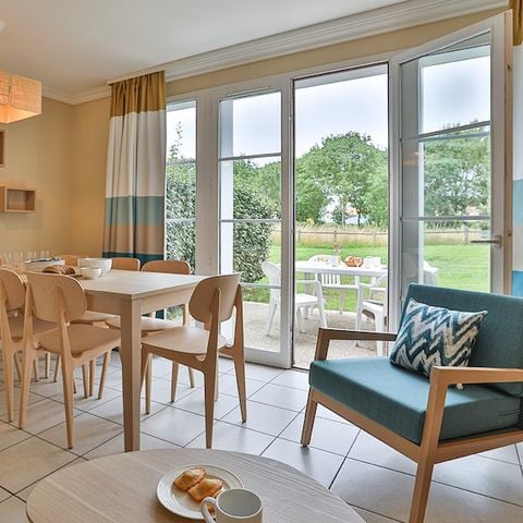 Vakantiehuis 8 personen - 2 slaapkamers + slaapgedeelte - Terras - Duplex - Domaine du Moulin - Gerenoveerd