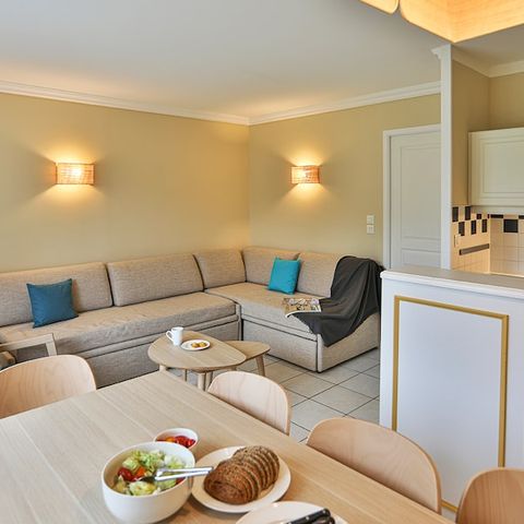 Vakantiehuis 8 personen - 2 slaapkamers + slaapgedeelte - Terras - Duplex - Domaine du Moulin - Gerenoveerd