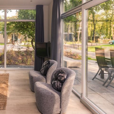Lodge 5 personen - Kubus met sauna