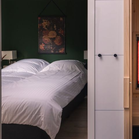 Lodge 5 personen - Kubus met sauna