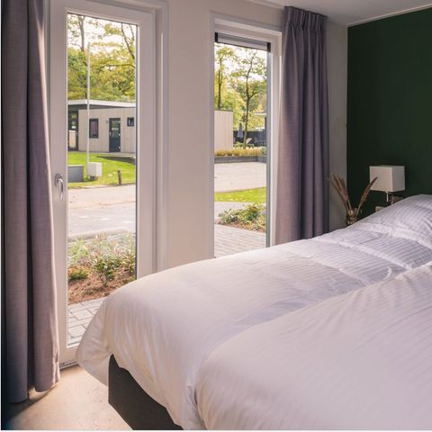 Lodge 5 personen - Kubus met sauna