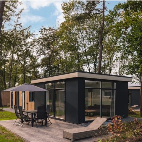 Lodge 5 personen - Kubus met sauna