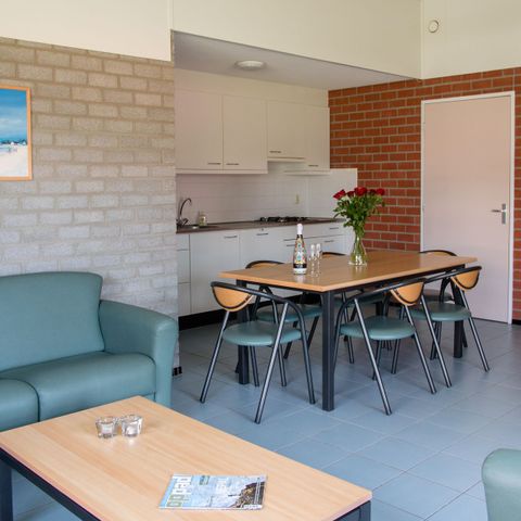 Bungalow 6 personen - Comfort half vrijstaand
