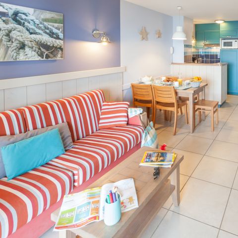 APPARTEMENT 4 personen - - 1 bedroom - Terrace or balcony - Open sea view  - Seafront