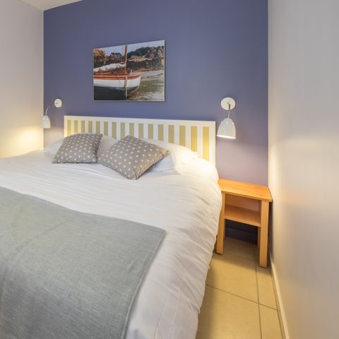 Appartement 6 personen - 1 bedroom - 1 sleeping - Alcove - Terrace or balcony - Open sea view - Seafront