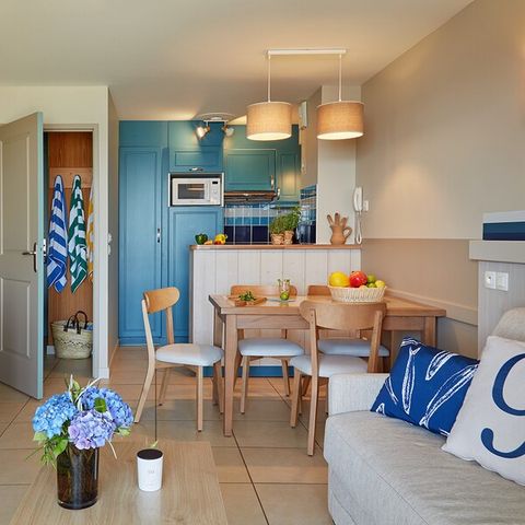 Appartement 4 personen - 1 bedroom - Terrace or balcony - Open sea view - Seafront