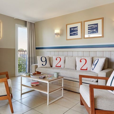 Appartement 6 personen - 1 bedroom - 1 sleeping - Alcove - Terrace or balcony - Sea view