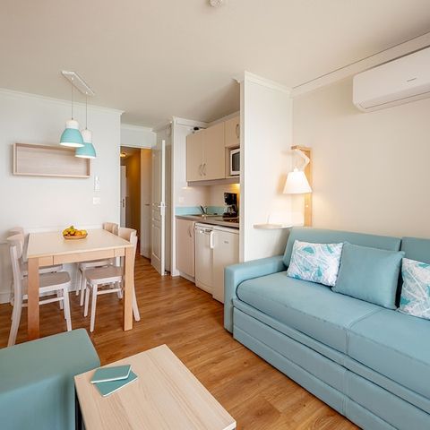 Studio 4 personen - Studio - 1 sleeping alcove - Air-conditioned - Terrace or balcony
