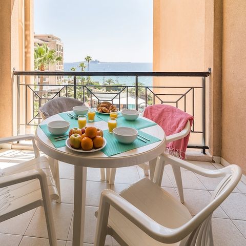 Studio 5 personen - Studio - 1 sleeping alcove - Sea view - Terrace or balcony