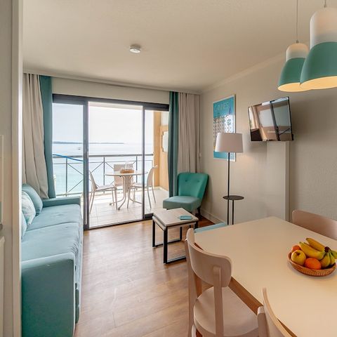 APPARTEMENT 4 personen - - 1 bedroom - Sea view - Air-conditioned - Terrace or balcony