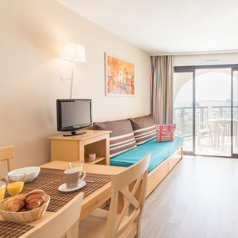 Appartement 5 personen - - 1 bedroom - Terrace or balcony