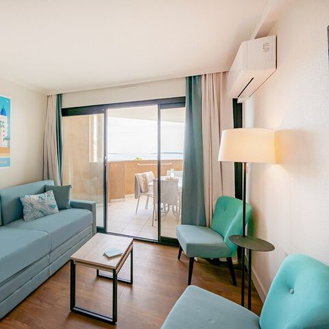 Appartement 6 personen - - 1 bedroom + 1 sleeping alcove - Sea view - Air-conditioned - Terrace or balcony