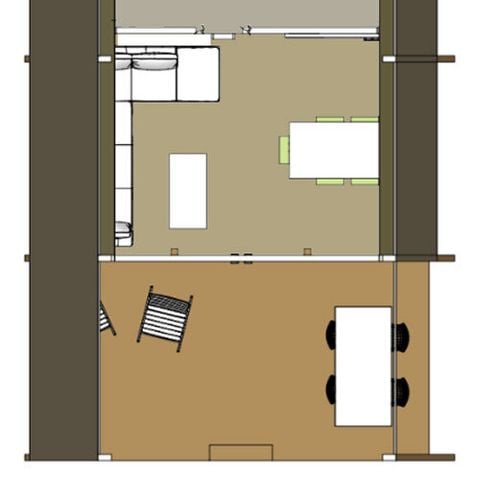 Tent 6 personen - Twentse tentsuite XL met privé sanitair (max. 2 adults)
