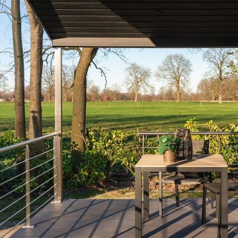 Bungalow 2 personen - Terras Lodge met sauna en hottub