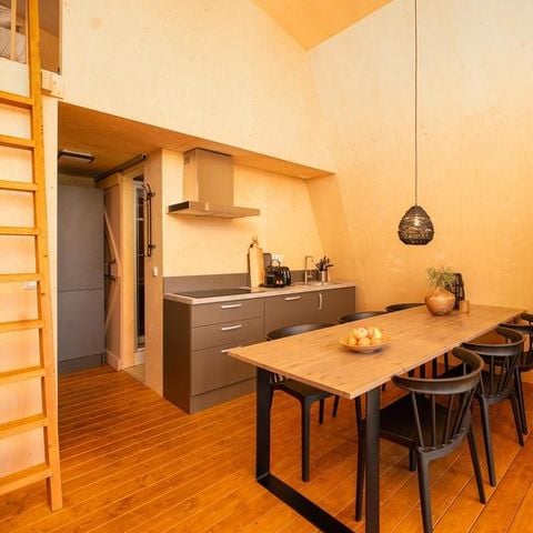 Safaritent 3 personen - Twentse tentsuite XL met privé sanitair