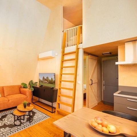 Safaritent 3 personen - Twentse tentsuite XL met privé sanitair