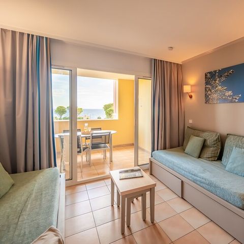 Appartement 4 personen - 1 bedroom - Terrace or balcony - Sea view