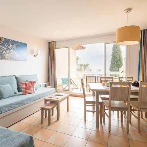 Appartement 6 personen - 1 bedroom - 1 sleeping - Alcove - Terrace or Balcony