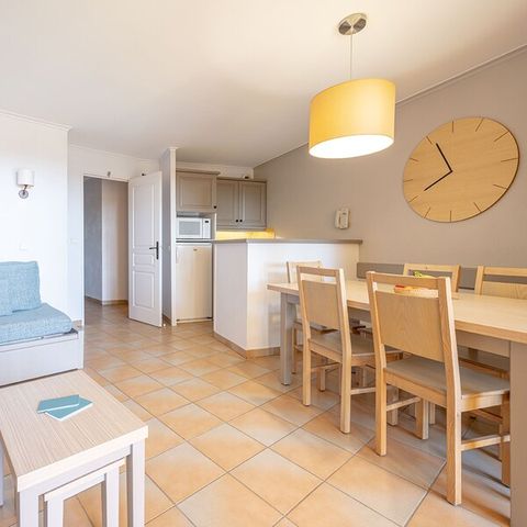 Appartement 6 personen - 1 bedroom - Terrace or Balcony - Sea view