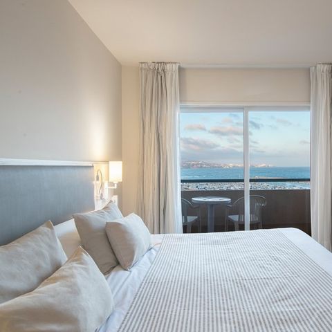 Hotelkamer 2 personen - Junior Suite Balkon - Uitzicht op zee - 1 slaapkamer