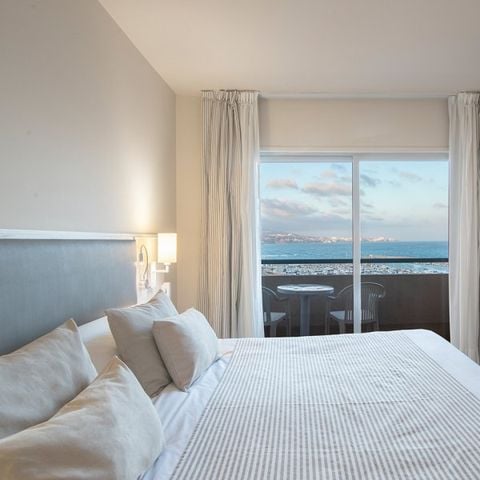 Kamer 2 personen - Junior Suite Balkon - Uitzicht op zee - 1 slaapkamer