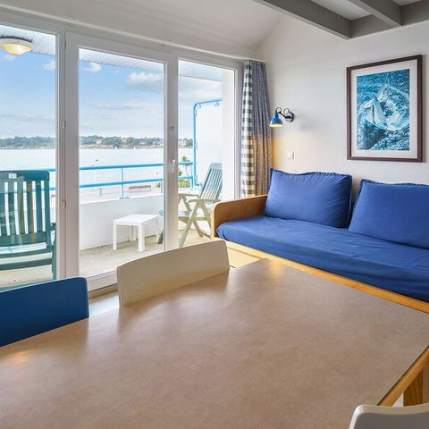 Appartement 4 personen - 1 bedroom - Duplex - Balcony - Sea view