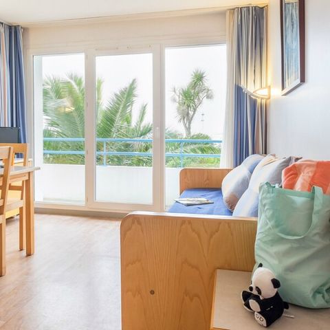Appartement 6 personen - - 1 bedroom + 1 sleeping alcove - Balcony