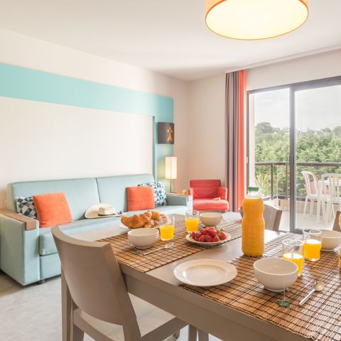 APPARTEMENT 5 personen - - 1 bedroom - Terrace or balcony