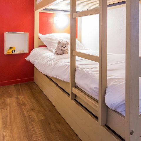 Studio 4 personen -  1 slaapgedeelte