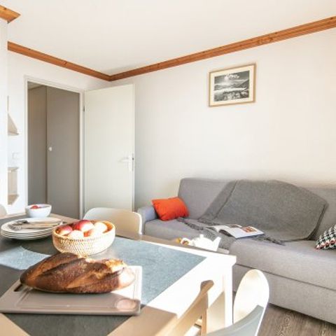 Studio 4 personen - 1 slaapgedeelte - Op het zuiden