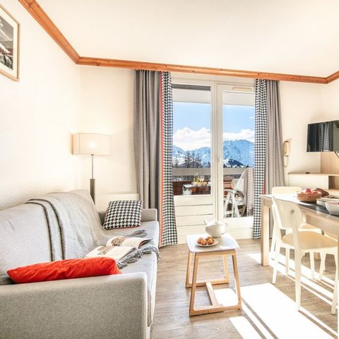 Studio 4 personen - 1 slaapgedeelte - Op het zuiden