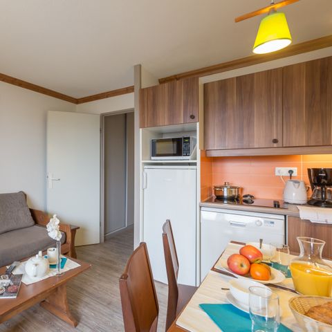 APPARTEMENT 6 personen - 1 slaapkamer + 1 slaapgedeelte