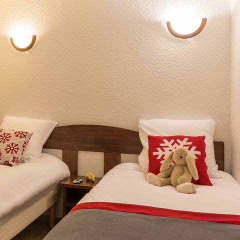 APPARTEMENT 6 personen - 1 slaapkamer + 1 slaapgedeelte - op het zuiden