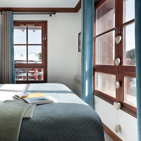Appartement 4 personen - 1 slaapkamer - Buitenzwembad met uitzicht op de Mont Blanc