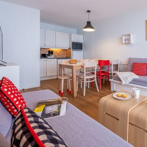 Appartement 6 personen - 1 slaapkamer - 1 slaapgedeelte - Uitzicht op de bergen