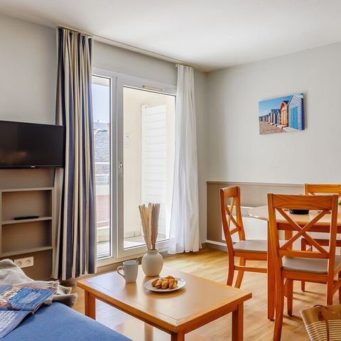 Studio 4 personen - 1 slaapgedeelte
