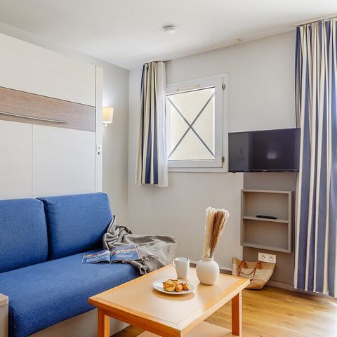 Studio 4 personen - 1 slaapgedeelte - Balkon