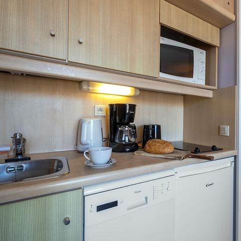 Studio 4 personen - 1 slaapgedeelte
