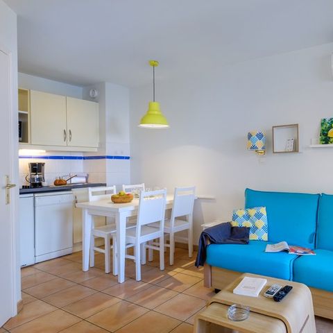 Studio 4 personen - Studio  - 1 sleeping alcove - Balcony - Garden view