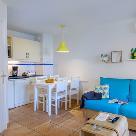 Studio 4 personen - Studio  - 1 sleeping alcove - Balcony - Garden view