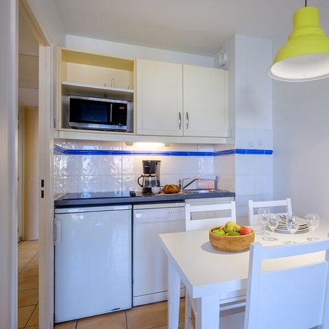 Studio 4 personen - Studio - 1 sleeping alcove - Balcony - Garden view