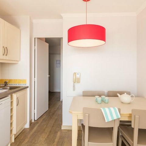 Studio 4 personen - Voor - 1 slaapgedeelte - Terras of balkon