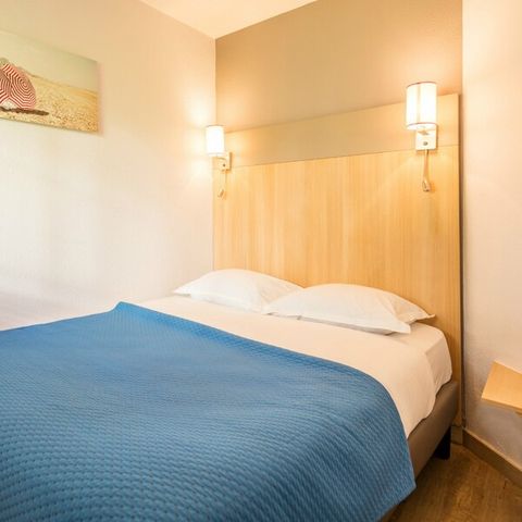 Appartement 4 personen - Voor - 1 slaapkamer - Terras of balkon